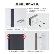 Ultra-Lightweight, Seamless, One-Piece, Wall-Mounted Full-Length Mirror Perfect For Rentals. Foldable, Self-Standing, Lightweight, Thin, Aluminum Alloy, Right-Angle, Fully Assembled, Large, Stylish, Shatterproof.