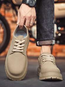 Herren Lässig/Business/Formelle Schuhe, Neuer britischer Stil vielseitige Dicksohlen Leder Sneaker - Verschiedenfarbig - Übersicht 27