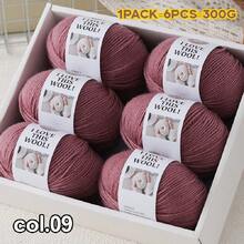 6pcs/Pack Soft Bamboo Fiber Yarn - 300g, Breathable & Comfortable, Ideal For Crocheting, Knitting T-Shirts, Shawls, Scarves, Sweaters, Jackets, Hats, Cardigans And Accessories, Suitable For Spring, Summer, Autumn, Handcraft Essentials | Soft & Smooth Yarn | Available In Multiple Color Combinations - 6-pack - View 13