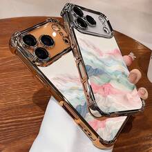 Funda de Teléfono Electrochapada con Airbag de Cuatro Esquinas, Adecuada para iPhone17 aire/16E, 14/15/16plus, 17/16/15/14/13/12/11Pro/ProMax, para SamsunggalaxiaA03/A03core/A03S/A04/A04E/A05/A05S/A06/A12/A13/A15/A16/A24/A25/A32/A34/A35/A54/A55, Note10/Note10plus/Note20/Note20Ultra, S20/S20FE/S20PLUS/S20Ultra/S21/S21FE/S21PLUS/S21Ultra/S22/S22PLUS/S22Ultra/S23/S23FE/S23PLUS/S23Ultra/S24/S24FE/S24PLUS/S24UltraFunda para teléfono, funda suave de TPU, se siente bien al sostener, personalidad simple, adecuada tanto para hombres como para mujeres, borde anti-caída en las cuatro esquinas, marco electrochapado, disponible en múltiples colores. - Verde - Ver 10