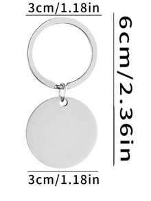 Gigi Keychain; Gigi Keychain, Christmas Birthday Gift; Metal Pendant Keychain; Grandma's Gigi Key; Best Gigi Slogan Casual Relaxed Party Cute Elegant Stainless Steel Christmas Bag Charms Car Accessories Teacher Friend Sister Gift Ideas - Silver - View 4