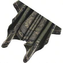 Women's Warm Shawl Wrap Cape Winter Cardigan Sweaters Open Front Poncho - Y16-cashew Green - View 3