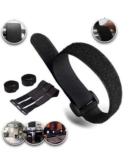 50/20/10/5 Stücke Kabelklemmen mit Umkehrspannung, Schnallenbinder, sicheres Befestigungssystem, geeignet zum Ordnen und Aufräumen von Kabeln, für Zuhause, Büro, Camping, Reisen, Partydekoration - wiederverwendbare Kabelbinder, platzsparender Organizer