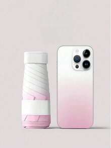 Mini Folding Umbrella, Waterproof Portable Travel Umbrella, Women's Sun Protection UV Blocking Umbrella, Dual Use Sunshade And Rainproof, 5-Fold Ultra-Light Compact, Mini Travel Umbrella, Windproof Sun Protection, 99% UV Protection, Unisex - Multicolor - View 15