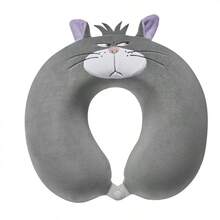 Miniso Lucifer U - Shaped Pillow, Cat Shape, Skin - Friendly Fabric, Cervical Support, A Good Helper For Office Rest/Business Trip(1 PC) - Multicolor - View 5