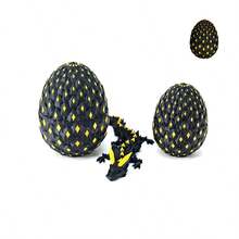 2025 新款 3D 打印夜光龙蛋套装，中国龙玩具模型，关节可动，独特玩具，生日礼物，圣诞礼物，节日礼物，完美礼物，赠品 - 彩色 - 查看 10