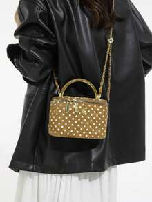 Bolso cruzado versátil para mujer, bolso de hombro elegante, bolso cuadrado minimalista