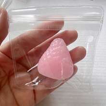 1 件果冻猫软玩具柔软 Q 弹性不粘感官坐立不安软 Taba 软油亮大草莓软玩具，硅胶质地高品质手工制作减压食品玩具，DIY 新款透明粉色草莓奶油浇头 - 彩色 - 查看 19