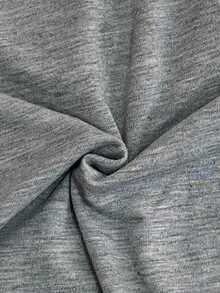 欧美风女式弹力休闲纯色紧身喇叭裤，适合运动、日常穿着，四季皆宜 - 灰色 - 查看 4