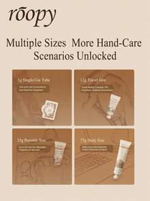 Roopy 音乐系列护手霜，迷你护手霜礼盒套装，滋养保湿，持久留香，小巧便携，粉色护手霜礼盒，秋冬季理想礼物 - 6*12g - 查看 9
