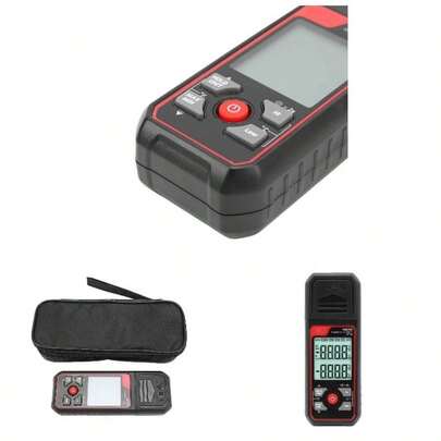 Medidor de Humedad de Temperatura, Higrmetro Digital de Alta Precisin con Pantalla de Retroiluminacin de Bombilla de Roco de Humedad Relativa Ambiente para Exteriores