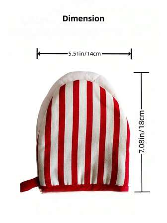 1 件耐热手套，厚棉质烤箱手套，隔热垫，适用于烘焙、烹饪、微波炉、蒸锅、烧烤、户外、防烫伤、防割伤、防刺穿