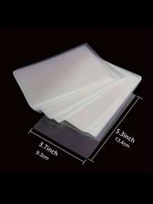 100 piezas de película laminadora térmica de 2R, 3R, 4R, 5R, 70 micras para laminación de fotos/archivos/tarjetas/imágenes con bolsa laminadora y laminadora en caliente