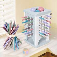 Children's Wooden Stick Balance Game Stick Kindergarten Concentration Training Board Game Logical Thinking Puzzle Interactive Toy Concentration Balance Wooden Stick Training Children's Puzzle Parent-Child Toy Party Desktop Interaction Wooden Toy Gift - Multicolor - View 11