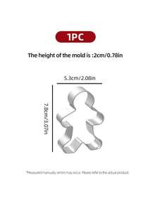 قوالب قطع بسكويت عيد الميلاد من الفولاذ المقاوم للصدأ، مجموعة من 6 قوالب بأشكال رجل زنجبيل، رجل ثلجي، نجمة ثلجية، شجرة عيد الميلاد، بابا نويل، قصبة السكر - أدوات خبز بموضوع عيد الميلاد، مجموعة أختام بسكويت عيد الميلاد - مثالية للخبز في فصل الشتاء والأعياد، ديكورات وهدايا حفلات عيد الميلاد، تذكارات حفلات عيد الميلاد، لوازم عيد الميلاد، مناسبة للبسكويت والكيك والفوندان والحلويات والمعجنات والفواكه - فضي - مشاهدة 14