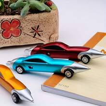 4pcs Creative Car Shaped Pens, Stationery For School Students, Christmas Gift (Colors May Vary) - Multicolor - View 7