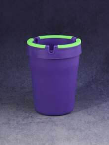 1pc Glow In The Dark Car Ashtray Cigarette Self-Extinguishing Cup Car Ash Holder Portable Truck Home Office PORTABLE ASHTRAY