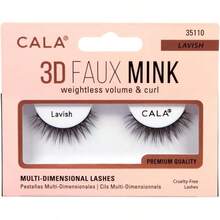 CALA - "3D Faux Mink" pestañas postizas ultraligeras y multidimensionales (1 par, LUXURY) - Lujo - Ver 3