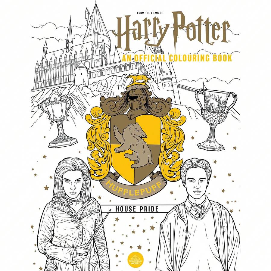 Harry Potter: Hufflepuff House Pride: The Official Colouring Book - Sets - View 1