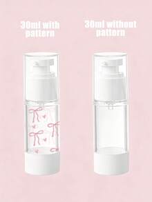 30/50/100ml Butterfly Pattern Transparent Plastic Refillable Travel Bottles, Suitable For Lotions, Creams, Shampoos, Toners Etc., Made Of Durable Quality Plastic, Reliable For Travel Or Home Use - Multicolor - View 5