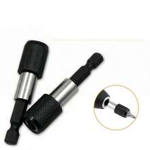 6,35 mm Sechskant-Schaft Schnellspann-Verlängerungsstange mit Selbstverriegelung, Bohrereinsatz-Schraubendreher Schnellkupplung Verlängerungswelle