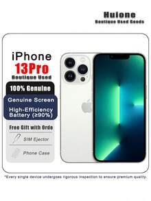 Used Apple IPhone 13pro Silver 256G Premium Used Apple IPhone - Gaming Ready, Dual SIM 5G, 95% New Condition,Genuine Screen & High-Efficiency Battery (≥90%) - Silver - View 10