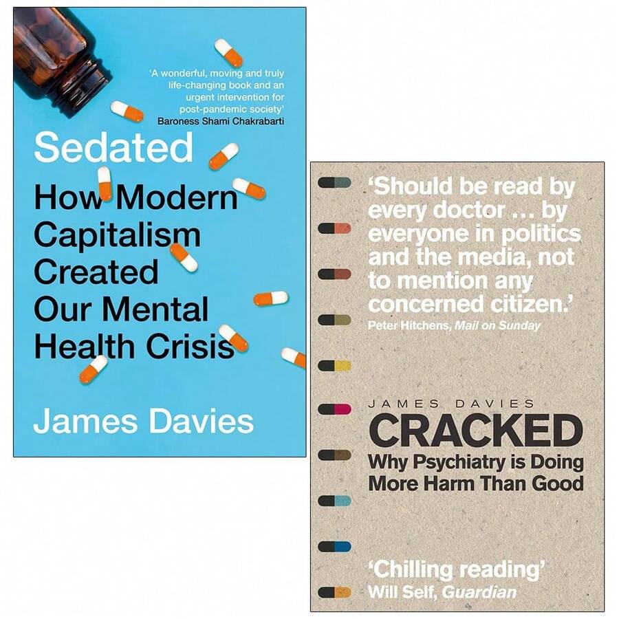 James Davies Collection 2 Books Set (Sedated, Cracked) - Single Book - View 1