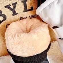 Buchstaben-Muster Outdoor Fahrradhandschuhe mit Thermofutter, Winter