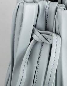 Bolsa de hombro Luu Diseño moderno con textura plisada de alta calidad - verde menta - Ver 4