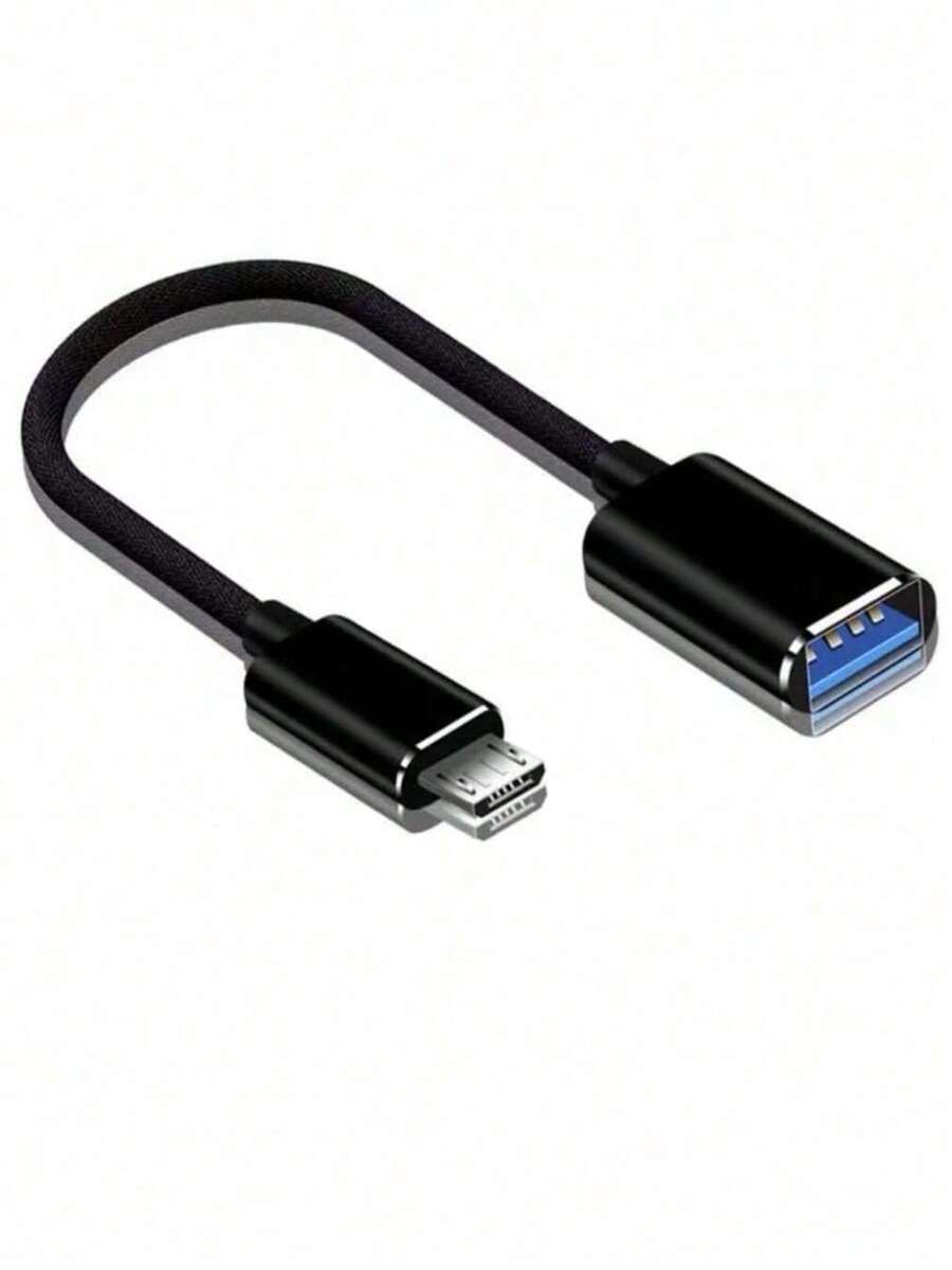 Micro USB OTG Cable V8 Adapter V8 Male To USB Female 10cm - Multicolor - View 1