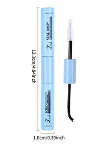 [72-godzinny, bardzo mocny] 1/2/3 opakowania 2 w 1, hipoalergiczny klej do rzęs i płyn utrwalający | 72-godzinny, bardzo mocny, bez lateksu, wodoodporny | Do domowych kępek rzęs, sztucznych rzęs | Mieszany czarny klej do przedłużania rzęs