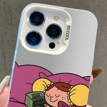 Cute Girl Sleeping On Money Phone Case For  16 15 14 13 12 11 Plus Pro Max Artistic Style Protective Case.Christmas Accessories. Gifts For Men Rilakkuma Christmas Decorations Christmas Decor  16 Pro Max Case Christmas Day  17 Green Haired Monster Christmas Cover De  Funda Para  Christmas Tree  17 Pro Case  16 Case Fall Christmas Phone Cases Navidad An Excellent Gift For Friends Case For  17 Pro Max Gifts Phone Case  Cover  17 Pro Max Fundas - White - View 8