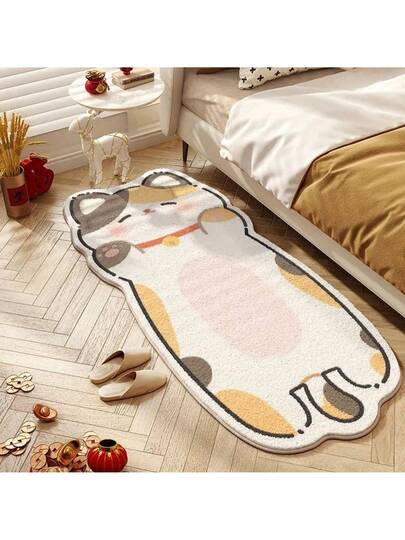2025 Room Bedroom Imitation Cashmere Bedside Vloerkleed ative Tapijt Ho hold Stain Resistant Dustproof Vloer Mat view 5
