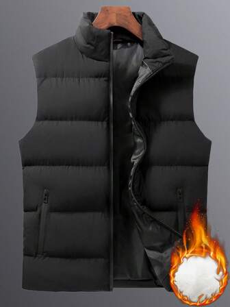Men's Padded Sports Vest, Warm And Comfortable For Autumn/Winter