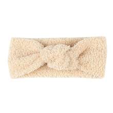 8pcs Candy Color Thick Winter Warm Headbands, Children Bow Knot Wide Headbands, Cute Holiday Girls Hair Scrunchies, Baby Hair Accessories, Essential For Shower