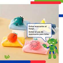 Pack 4 Toallas de Mano Coral Fleece 30x30cm - Suaves, Absorbentes y Decorativas para Cocina y Baño Multicolor - Multicolor - Ver 6