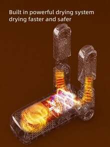 OBOVAY 1 Piece Of Portable Folding Shoe Dryer Automatic Constant Temperature, Ultraviolet Sterilization And Deodorization, Fast Drying, Constant Temperature, Deodorization, Disinfection Must-Have On Rainy Days, Suitable For Universal Shoe Type, Foldable Storage, Convenient And Easy To Carry