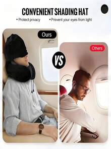 可调节颈枕 - 聚酯纤维材质，可水洗，多种颜色可选，适合汽车旅行和户外使用，舒适支撑颈部