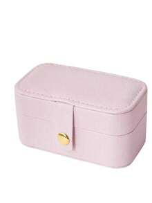 Mini boîte à bague portable, petit organiseur de bijoux pour les voyages - Étui cadeau  élégant et compact pour boucles d'oreilles, colliers et accessoires - Parfait pour les occasions spéciales, les vacances et l'utilisation quotidienne - Idéal pour les femmes et les filles à la recherche de solutions de rangement élégantes - Gardez vos bijoux libres et facilement accessibles avec cette jolie mini-boîte