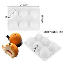 Molde de silicona con forma de fruta 3D, reutilizable para hornear postres, gelatina, helado y talla grande. Incluye formas como plátano, fresa, pera, limón, mango, frambuesa, naranja, melocotón, coco, cacao, manzana, cereza. Adecuado para Navidad, San Valentín, bodas y otras festividades