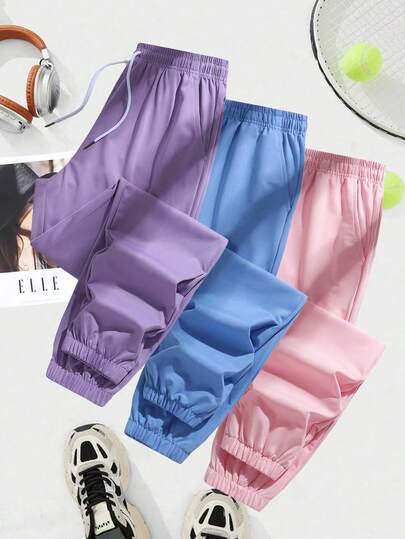 Women's Joggers Pants Pockets Drawstring Running Sweatpants For Women Lounge Workout Jogging