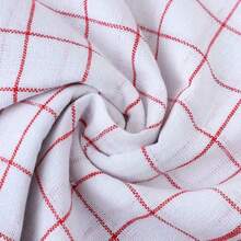 6/12 piezas Paños de cocina, paños de cocina de 2 colores con patrón de rejilla, toallas de cocina a rayas y a cuadros, cuadros azules, cuadros rojos, para la cocina y el comedor, artículos de cocina