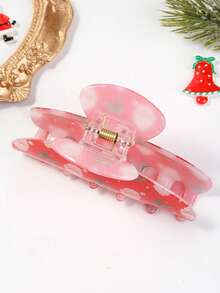 3 piezas de pinzas para el cabello de 8 cm con diseño minimalista navideño, adecuadas para atuendos y fiestas festivas