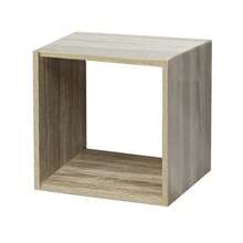 ZYLX SHOPPING – Estantería Cubo de Pared 34,4*32*34,4 cm | Blanca o Roble | Modular y Decorativa - Roble - Ver 4