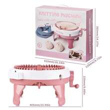 Hand-Knitting Toy Set – DIY Scarf, Hat & Sweater Kit - Pink - View 6