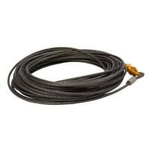 50ft Wire Rope, Stainless Steel Wire Rope Cable With Swivel Hook And Self Locking Hook For Winch Operations, Lifting, Rigging, Towing (Yellow) - Yellow - View 6