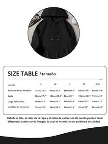 Mujer003-1 Sudadera de mujer Almacén local en México casual vestidos de mujer casual deporte hogar otoño e invierno sudadera de manga larga  cómoda ajuste suave estampado versátil  Sudadera con capucha negra y un patrón blanco de una jirafa con gafas de sol. - Negro - Ver 3