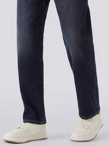 CAMEL CROWN Men's Straight Jeans Men's Autumn New Slim Stretch Casual Wide-Leg Pants American High Street - Sapphire - View 3