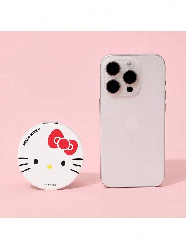 Sanrio Hello Kitty Classic Double-Sided Round Folding Mirror Cute Portable Makeup Mirror Cartoon Anime Girl Birthday Gift