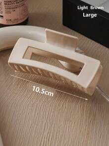 Soft Silicone Hair Claw, High-End Anti-Drop Unbreakable Hair Clip, Square Hair Soft Claw Clips For Women, Flexible Claw Clip For Thick Hair, Lightweight Large Cozy Clip Special Soft Hairpins, Suitable For Various Occasions, 2025 New Design Hair Accessories Women Claw Clip Fall Fashion Hair Claw Autumn Hair Clutch Elegant Clips For Hair Winter For Vacation Outfits Woman